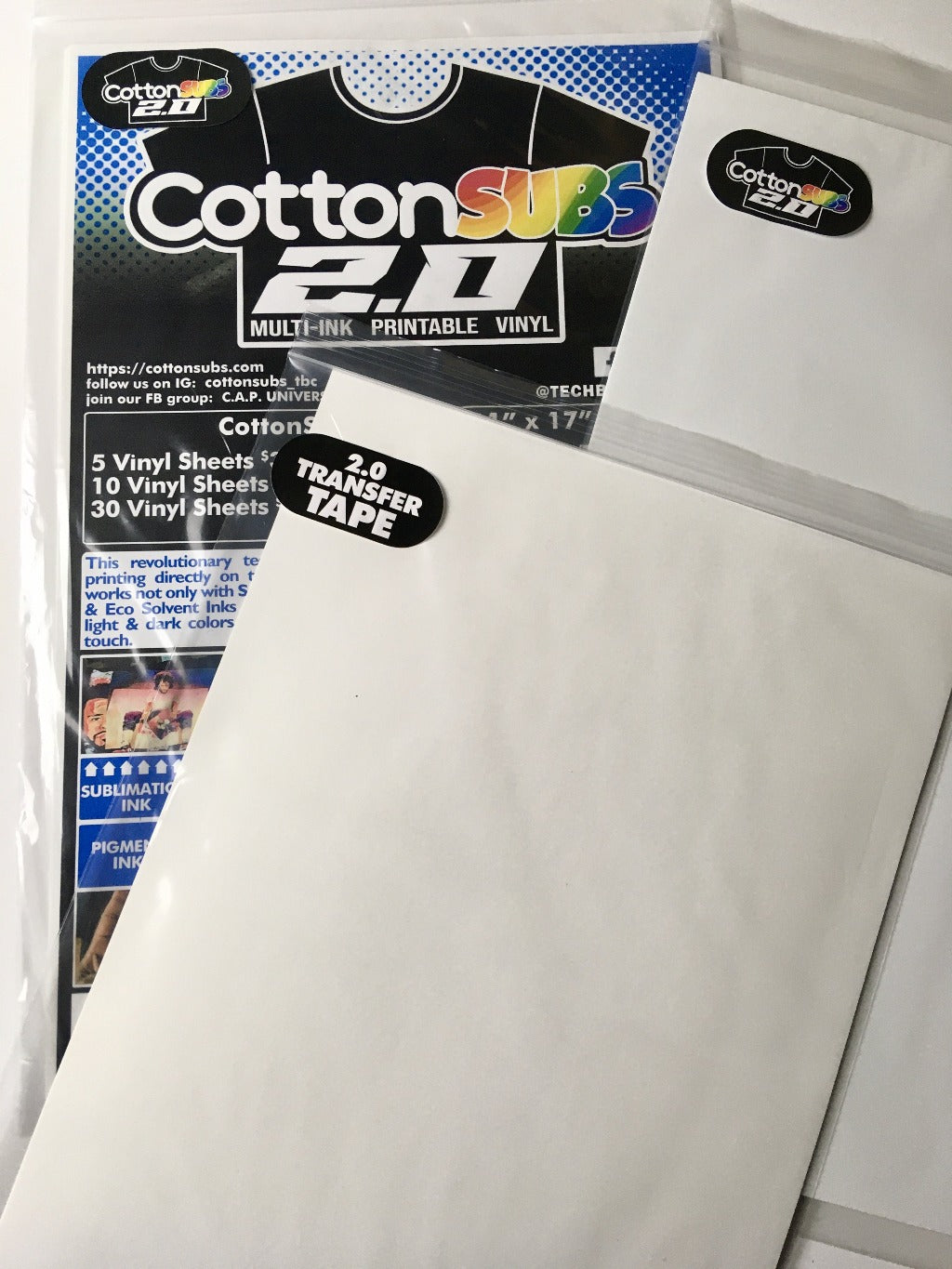 CottonSubs2.0 Printable-Vinyl